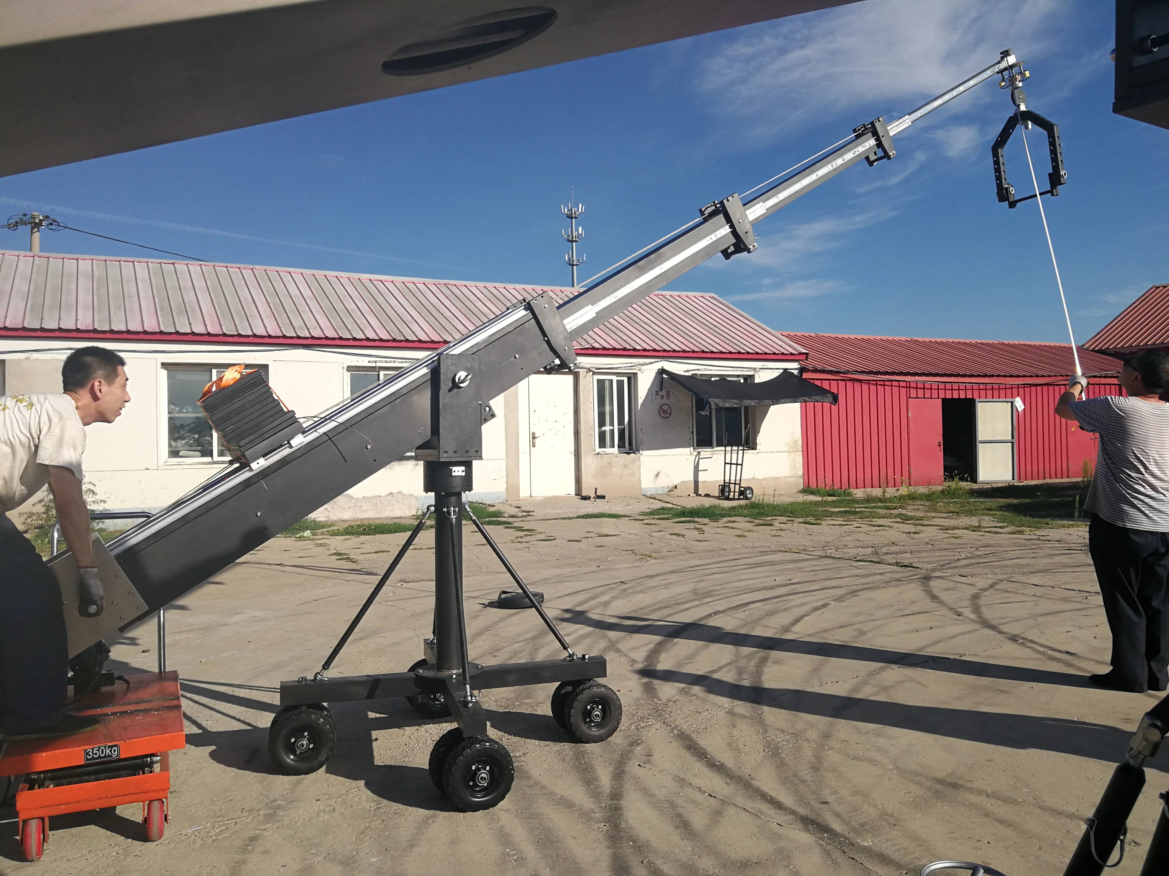 
Идеальный телескопический кран jimmy jib 6,5 метра для видеокамеры, Распродажа DV/EX/slr/Professional 