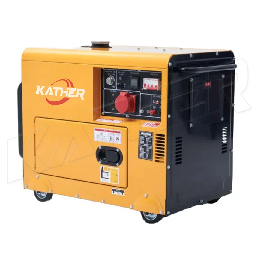 Neslyšná dieselová generátová sada pro 6 kVA 8 kVA dieselové generátory pro domácnost 50/60 Hz 220 V/380 V třífázový generátor diesel 8 kW