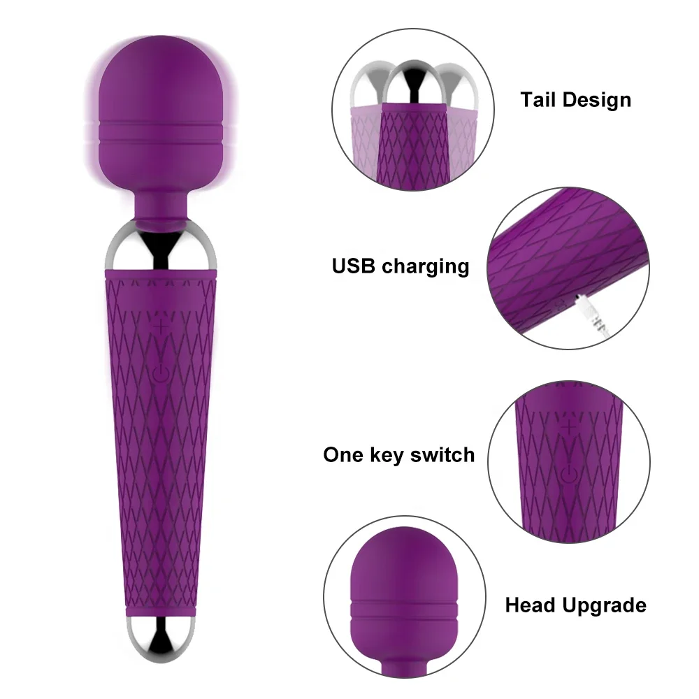 benefits of vibration massage Xinghaoya Dual Stimulation Wand Vibrator