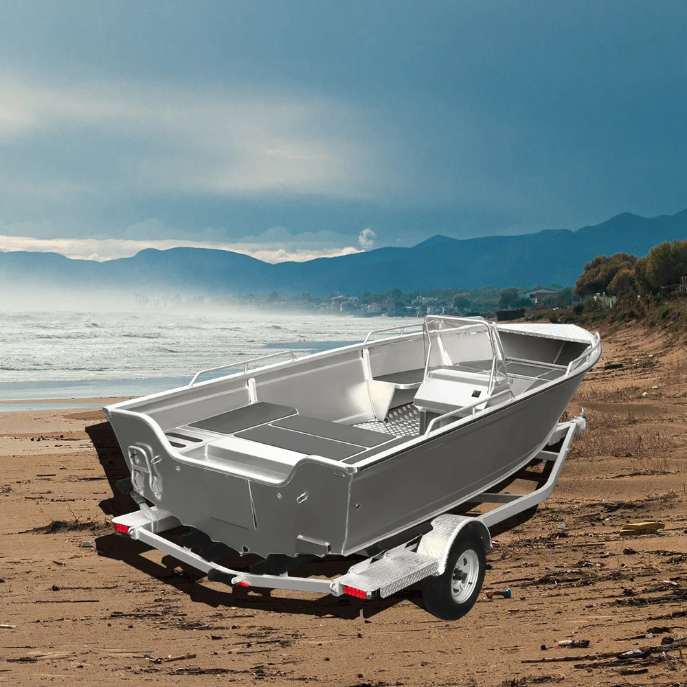 Kinocean J470 New Aluminum Pontoon Boat Jon Boat Fishing Bass
