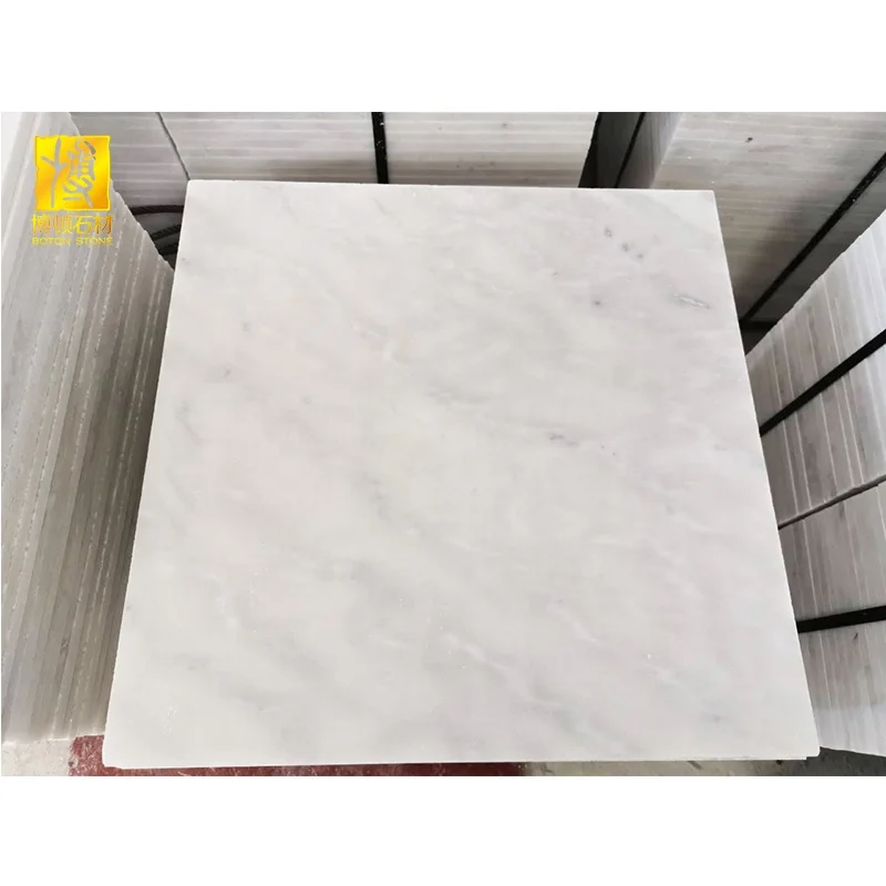 BOTON STONE Natural Stone Chinese Cheap Natural White Wall Tile High Quality Marble Floor Slab