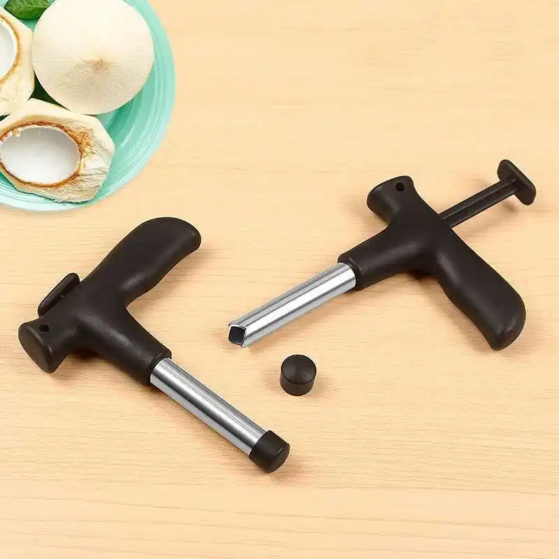 4 pcsステンレス鋼便利なココナッツオープナーツールウォーターパンチ