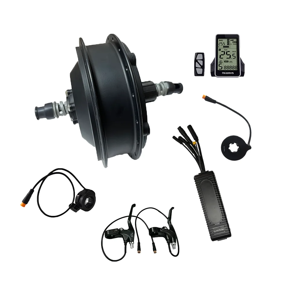 Waterproof Function E Bike Conversion Kit 48v 500w Lcd Display Electric