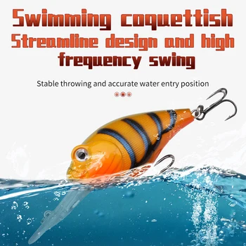 Hard Plastic Baits Big Game Long Casting Long Lip Deep Diving Floating Trolling Fishing Black Minnow Lure – Minnow – view 3