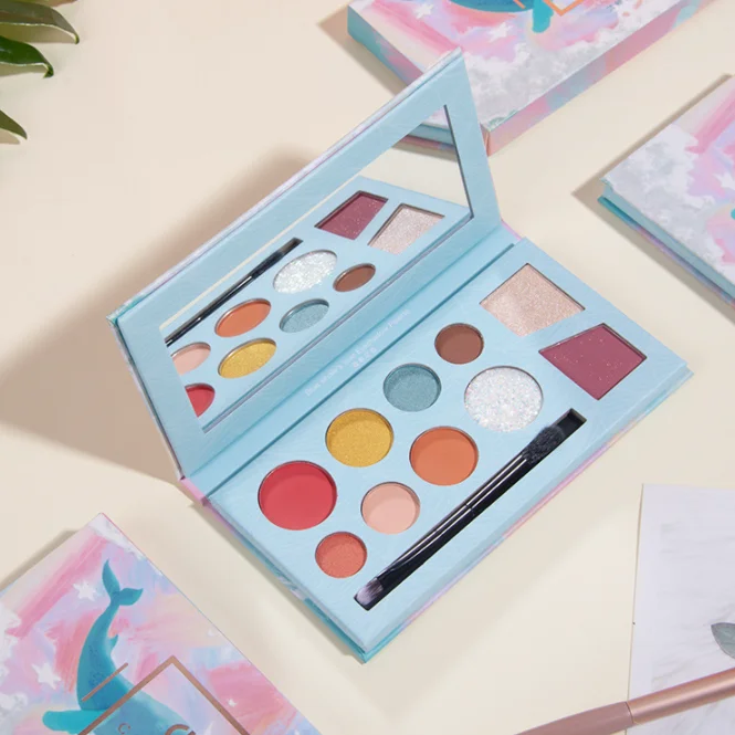 
 Новое поступление, Палетка натуральных теней для век 10 цветов, яркая палитра теней для век с блестящими бусинами, светлый матовый макияж, оптовая продажа  