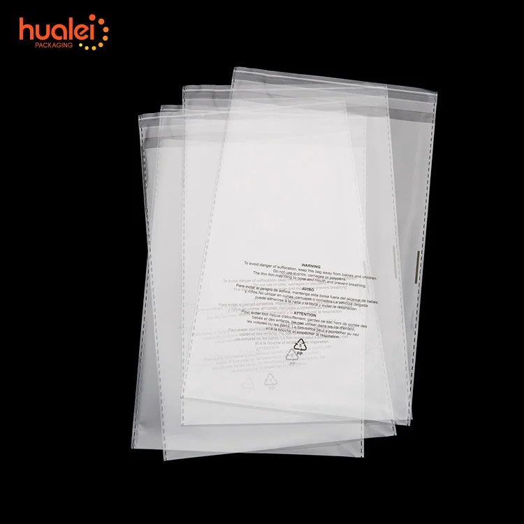 Custom Cellophane Polybag Packaging Clear Plastic Opp Poly Bag With ...