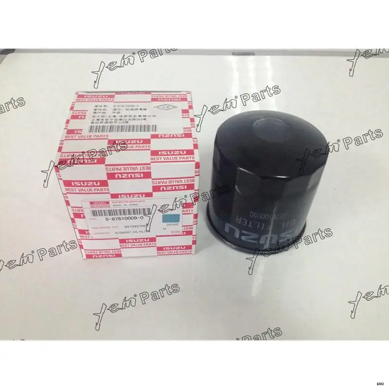 4JG1 Oil Filter 5-87610009-0 for Isuzu Diesel Repair Kit