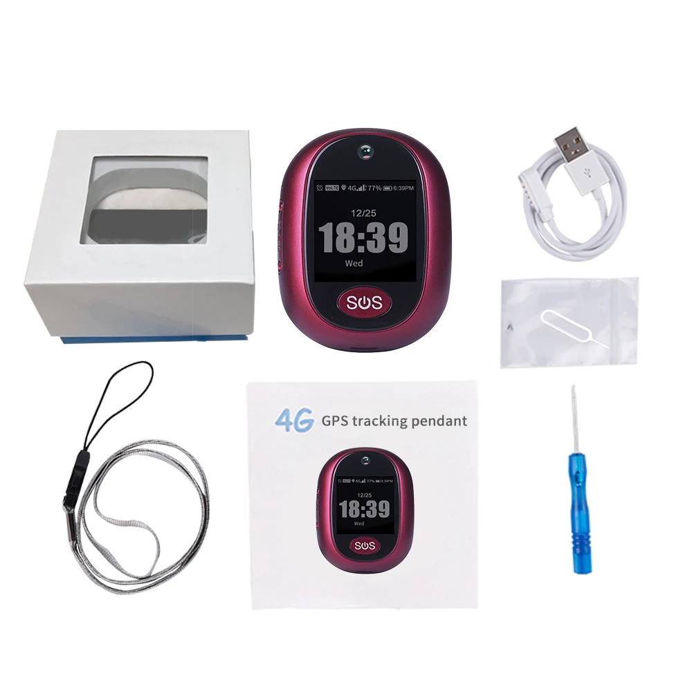 Micro Camera Gps 4G Lte SOS Button Taking Photo Two Way HD Calling GPS Tracker