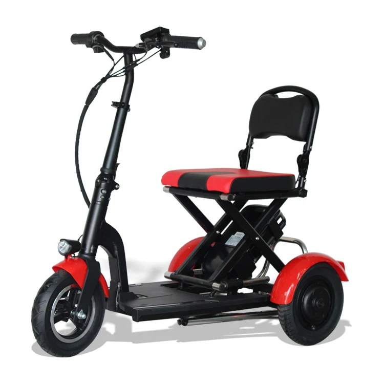 Wheel Electric Scooter Foldable Mobility for Seniors