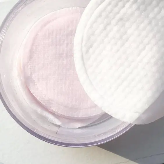 80 мм OD пилинг пальцы 100% спанальные нетканые подушечки для круглого макияжа с белой