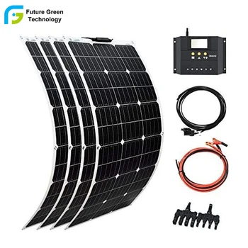 Mono PV Panel 100w 200w 250w 300w 400w 500w ETFE Semi Flexible Solar Panels with CE ROHS FCC PSE