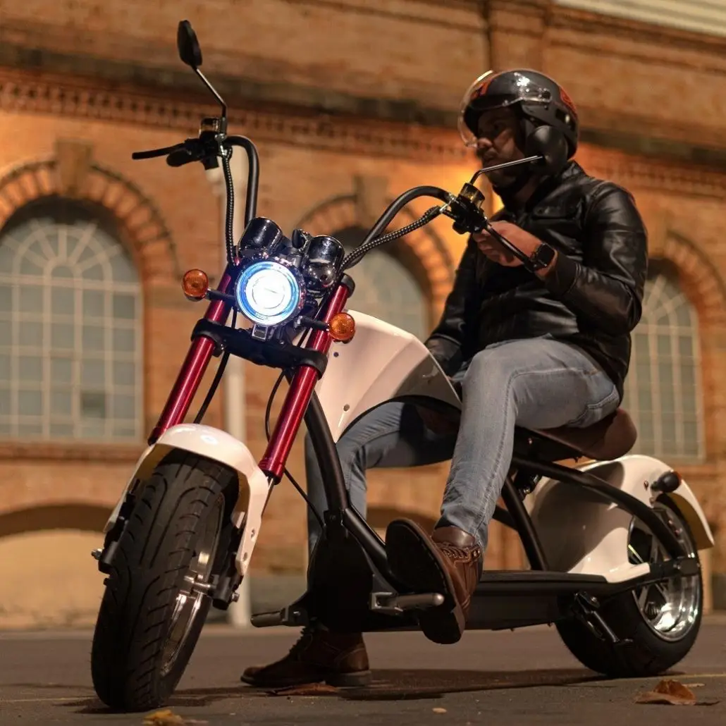 Unfoldable E Chopper Citycoco Scooter 4000W Maike Citycoco