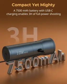 For SMALLRIG LED Video Light Photography Flashlight 4 Color Fill Light Content Creation Accessories Portable Zoom RF10C - 4634 detail image