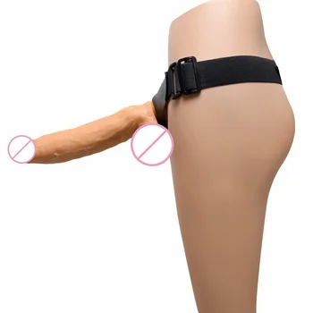 Lesbian strap on sex toys dildo vibrator sex toys for woman handheld big dildo xxl