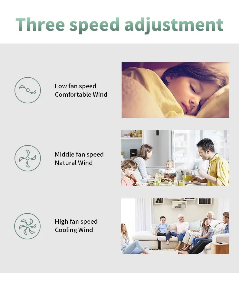 America Hot Style Remote Control DC Motor Bedroom Silence Smart Ceiling Fan Without Light