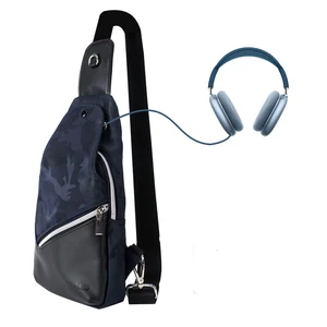 Custom Designer Single Shoulder Nylon Chest Messenger Bag Small Crossbody for Women with Personalized Logo