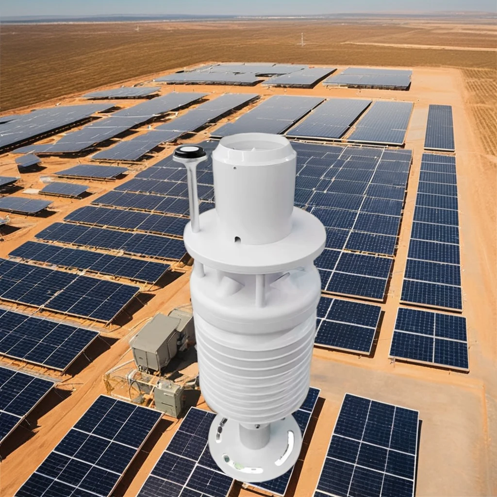 ASA IP65 Weather Data Logger Solar PV Weather Station Modbus  Sensor With Server and Software Support