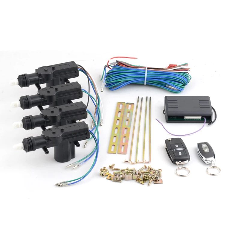 Car Central Locking System Remote Control Car Alarm Central Locking System 4 Doors Conversion Kit Power Central Lock