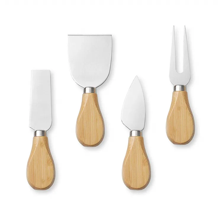 Бамбуковая доска для сыра с выдвижным ящиком, сырная доска с наборами ножей