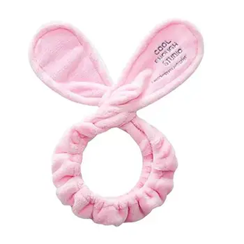 KV2C Blue Rabbit Ears Gesichtsreinigungsband – Weiches Acryl-Band Mit Hasenohren Für Die Gesichtsreinigung