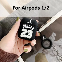 Мягкий силиконовый чехол для Airpods 1 2 3D Brand 23, защитный чехол для Air pods Pro, аксессуары для беспроводных наушников