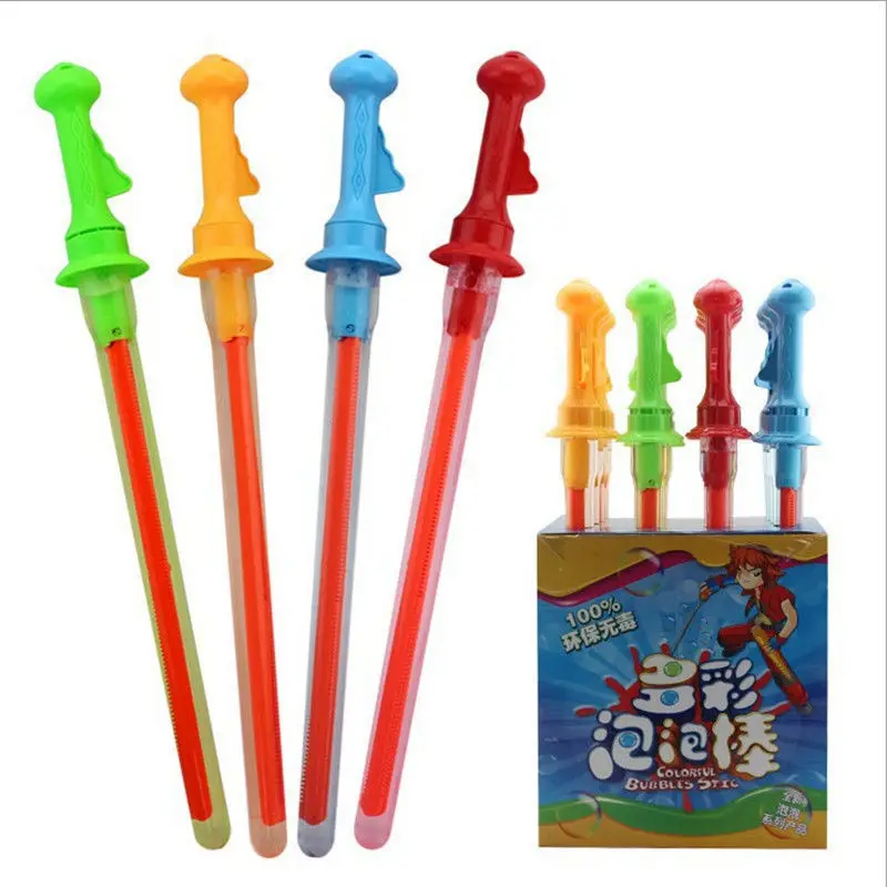 Bâton à Bulles Géant 46 Cm – Bouton Poussoir – Jouet Extérieur – Bulles XXL – Sans Eau à Bulles