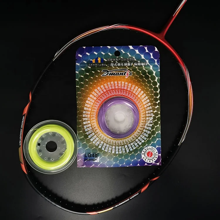 Дешево горячая Распродажа высококачественный волан высоконатягивающийся 0 75 мм эластичный Профессиональный шнурок ракетки для бадминтона