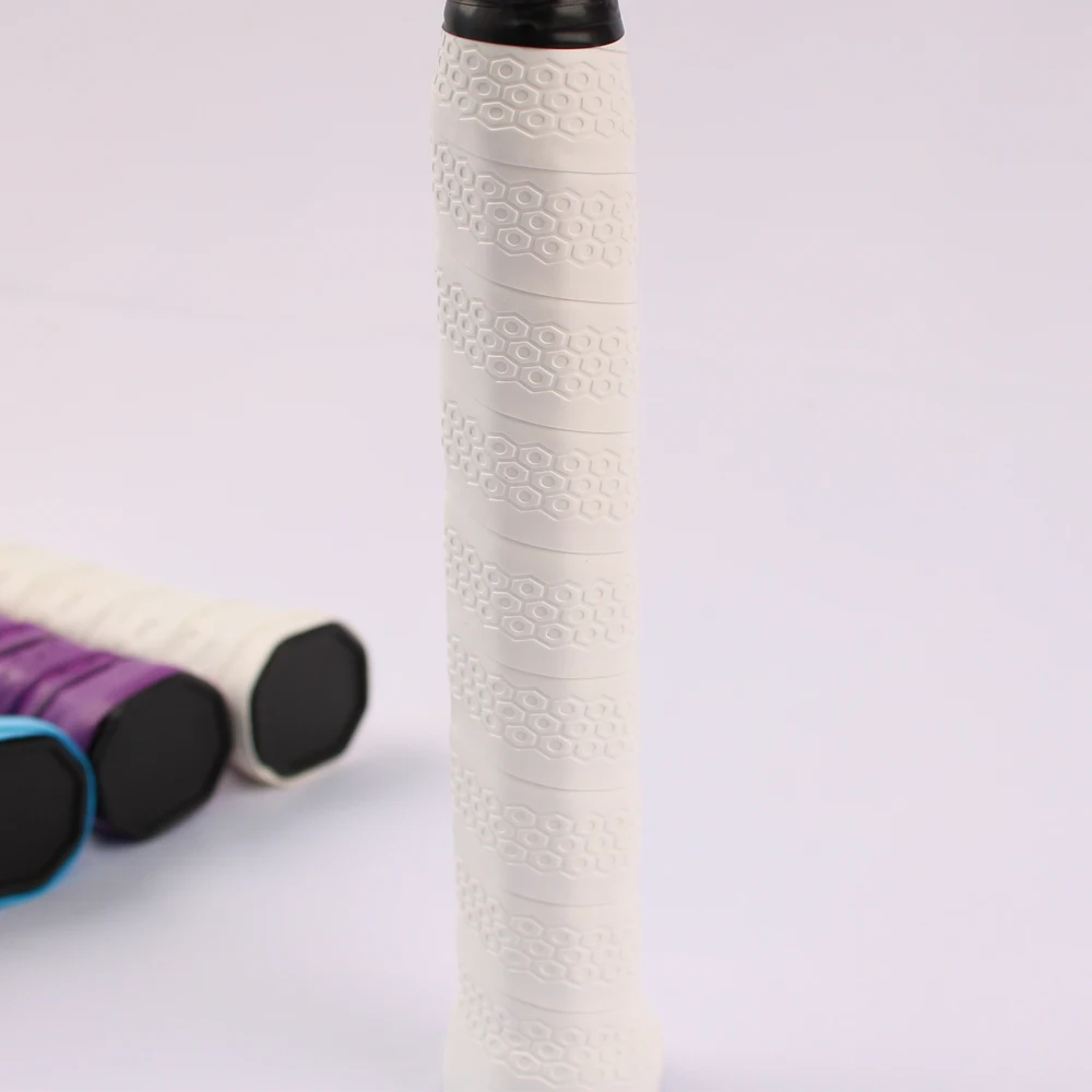 6 Nastri Impugnatura Per Racchetta Tennis – Overgrip Assorbi-Sudore In PU – Senza Logo, Pre-tagliati 122x2,4 Cm – Antiscivolo Per Tennis, Badminton, Golf – Confezione 6 Colori Sfumati