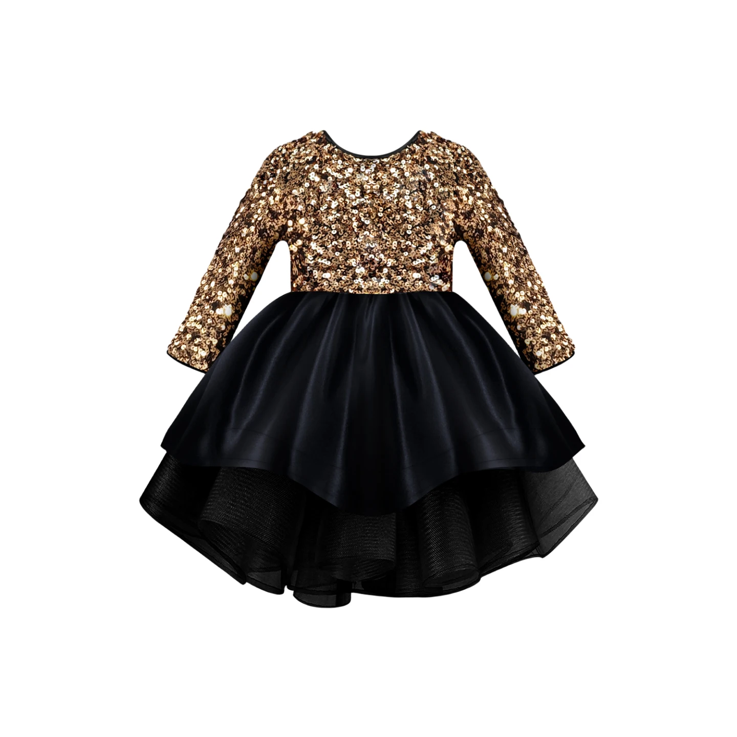 Girls Princess Dress Girls A-Line Swing Princess Dress – Long