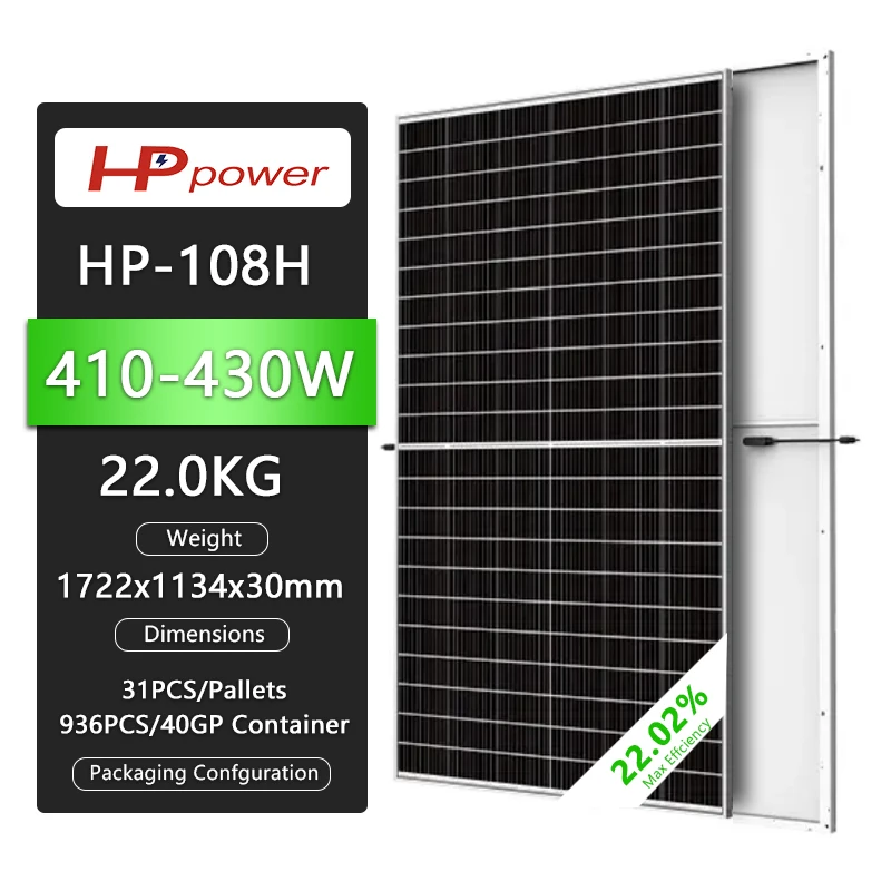 Proizvodnja Bifacial Solarnog Panela 420w 480w 550w 610w Topcon za Korišćenje u Domaćinstvu