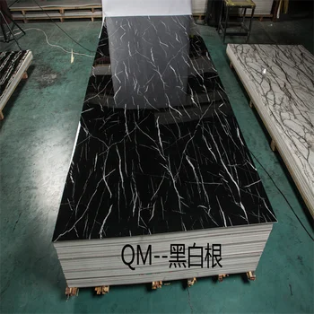ExW factory of PVC marble sheet with high gloss like a mirror