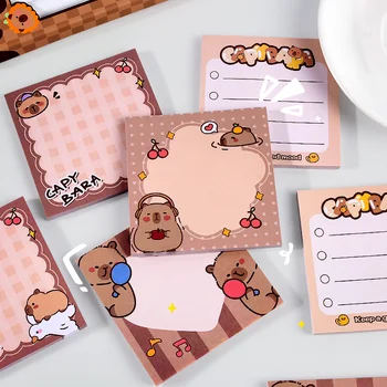 Capybara Office & School Supplies Sticky Notes Index Posted Paper Stickers for Writing & Drawing Memo Pads