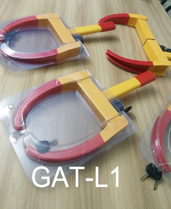 Handle 2 Keys Security Wheel Lock for Car