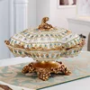 Mixed color Sapphire Six Grid nut platter