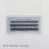 3 Line - SE 16-Blac kHair-Clear Glue