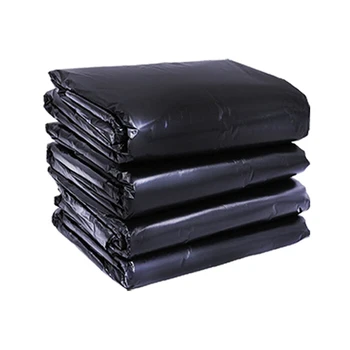 Super Thick Large Flat Mouth Garbage Bag for Outdoor Sanitation Commercial Use Factory Whole Box Household Trash Bags