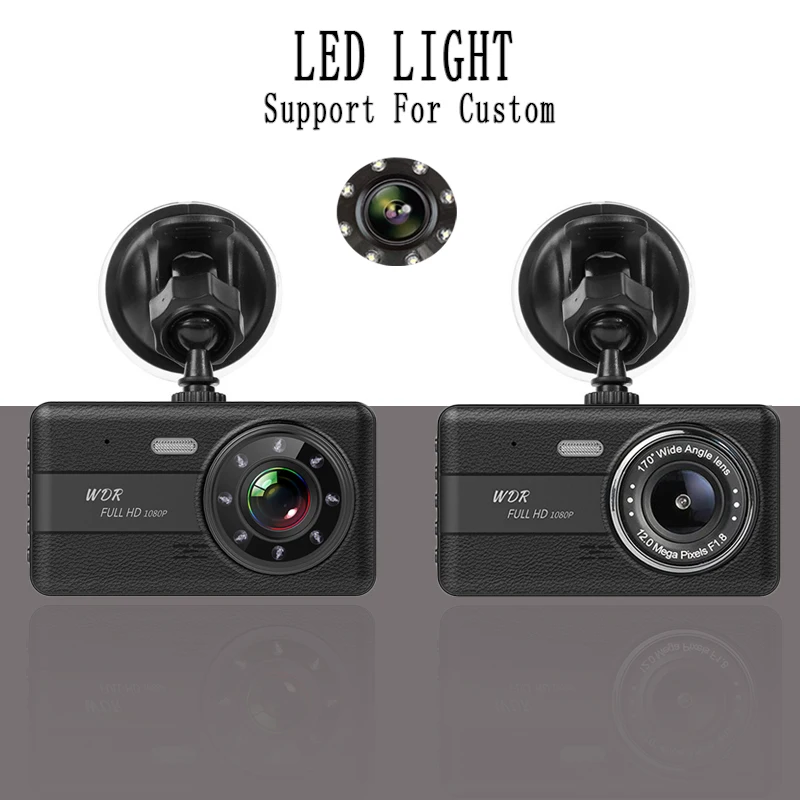 1440p 170 Car Camera Recorder Streaming Video Full HD 1080p Dashcam Camera Rear View Mirror Monitor Dashboard Car Dvr