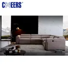 Living MANWAH CHEERS Factory Price Modern Living Room Fabric Furniture Recliner Settee Corner Set Sofa