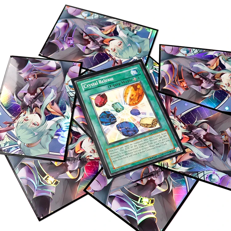 crystal beast card sleeves Yu-Gi-Oh sleeve card "Crystal Beast" M I Z Y U