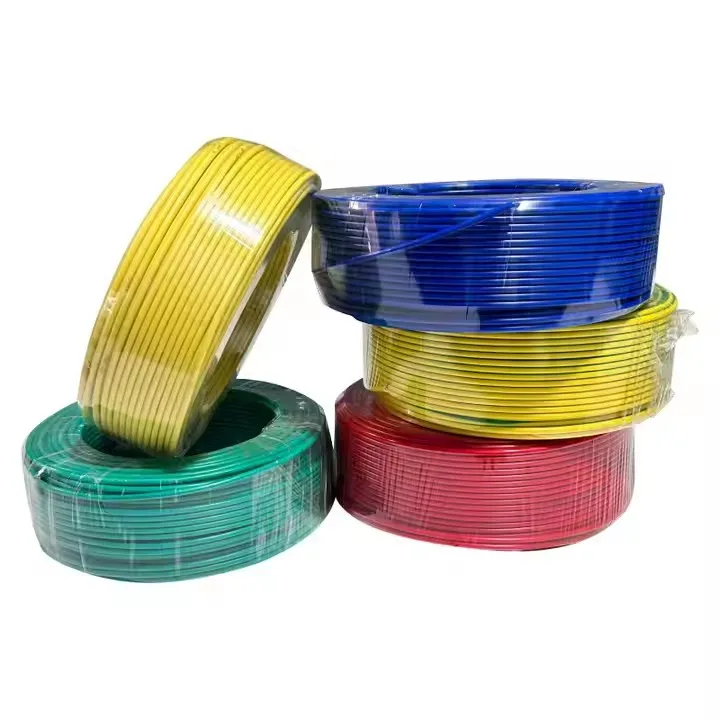 RVV 450/750V PVC insulation 0.75mm2 multicore copper conductor house wire for interior decoration