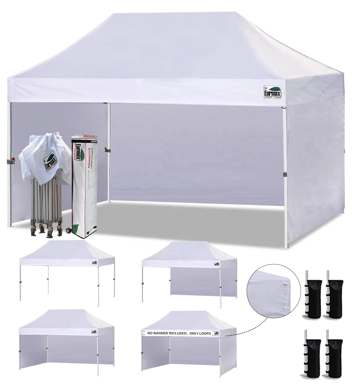 Eurmax Kanopi Pop Up 10x15ft Dengan 4 