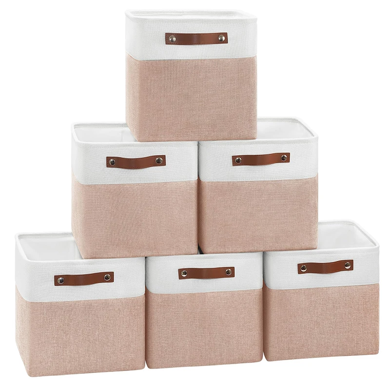 Stackable Cube Storage Containers 2025 Hot Style Stackable Cube Boxes 2 Cube Storage Organizer Storage ...