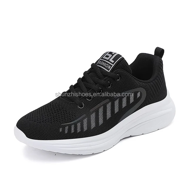 High Quality Trend Flat Casual Woman Sneakers Korean Style Fly Knit Upper Low Price New Running Casual Shoes Multiple Colors