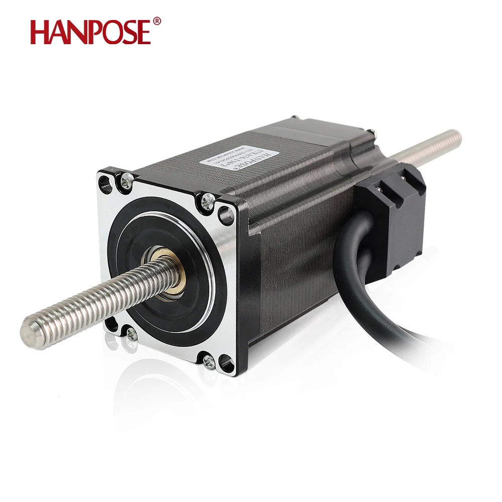 Hanpose 57EA76-T10*2 200 mm 2,2 N.m Nema 23 Krokový motor 24 V Lineární motor pro 3D tiskárnu Monitor Uzavřená smyčka Prostřednictvím šroubového motoru