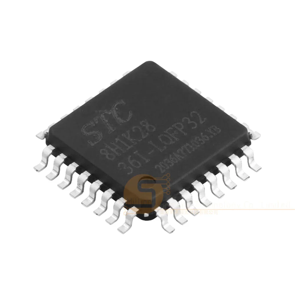 STC8H1K28-36I LQFP32 High-Speed 8051 MCU for Industrial Automation Embedded Systems