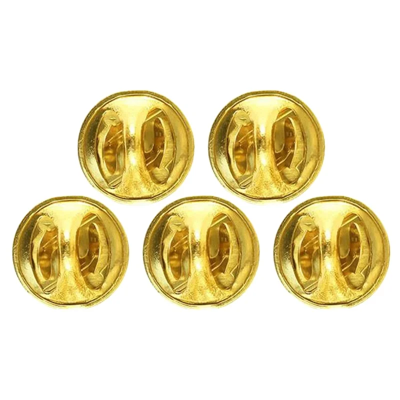 Butterfly Clutch Pin Backs Gold Color (10-Pcs)
