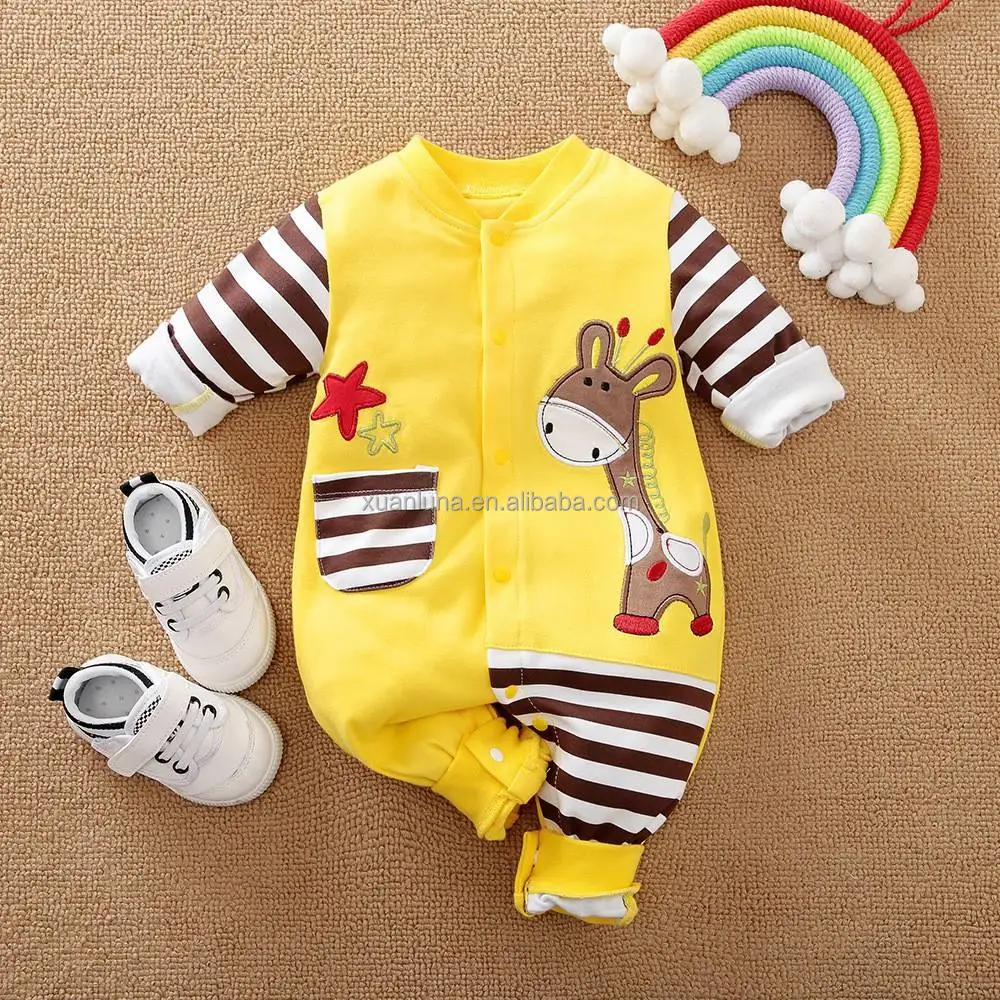 Winter Boys And Girls Jumpsuit Baby Crawl Clothes Newborn Clothes Baby