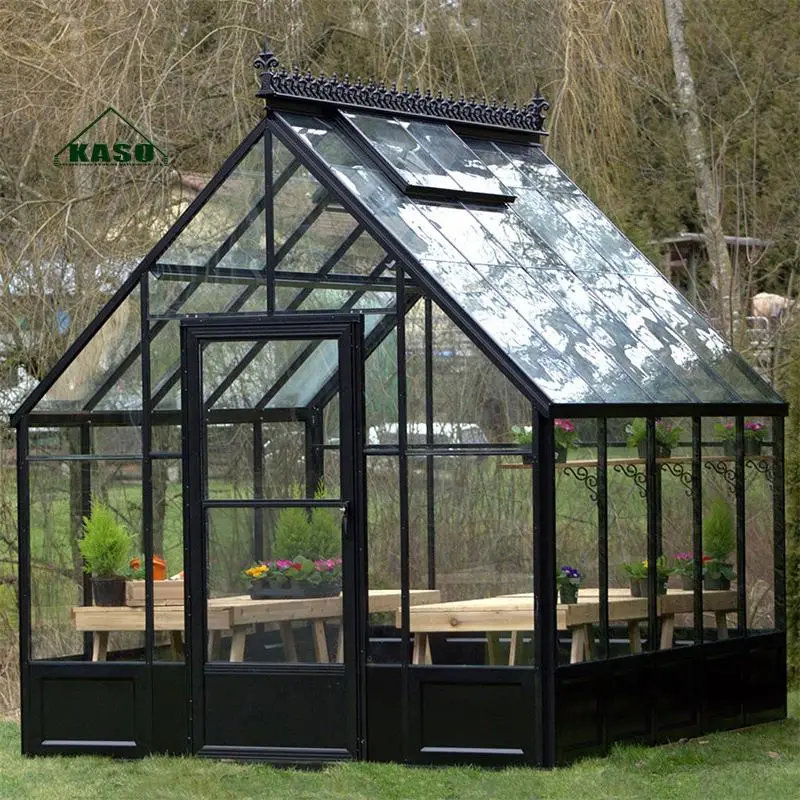 winter garden insulated glass house aluminium triangle roof