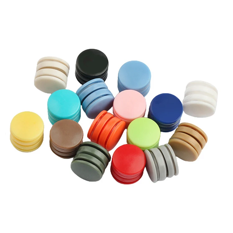 13mm Colorful No Sew 4 Parts Plastic Press Snap Fastener Button