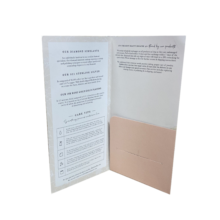 A4 Vlastné priečky Obálka s vlastným logom Document Folders Pocket File Folder